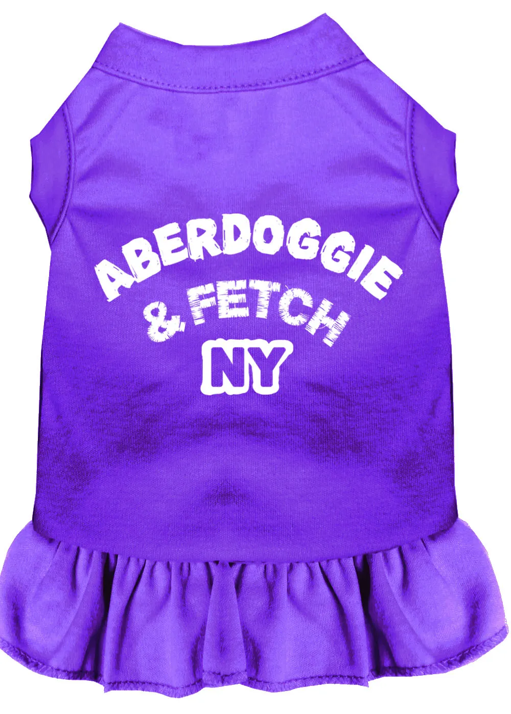 Aberdoggie Ny Screen Print Dress Purple Med