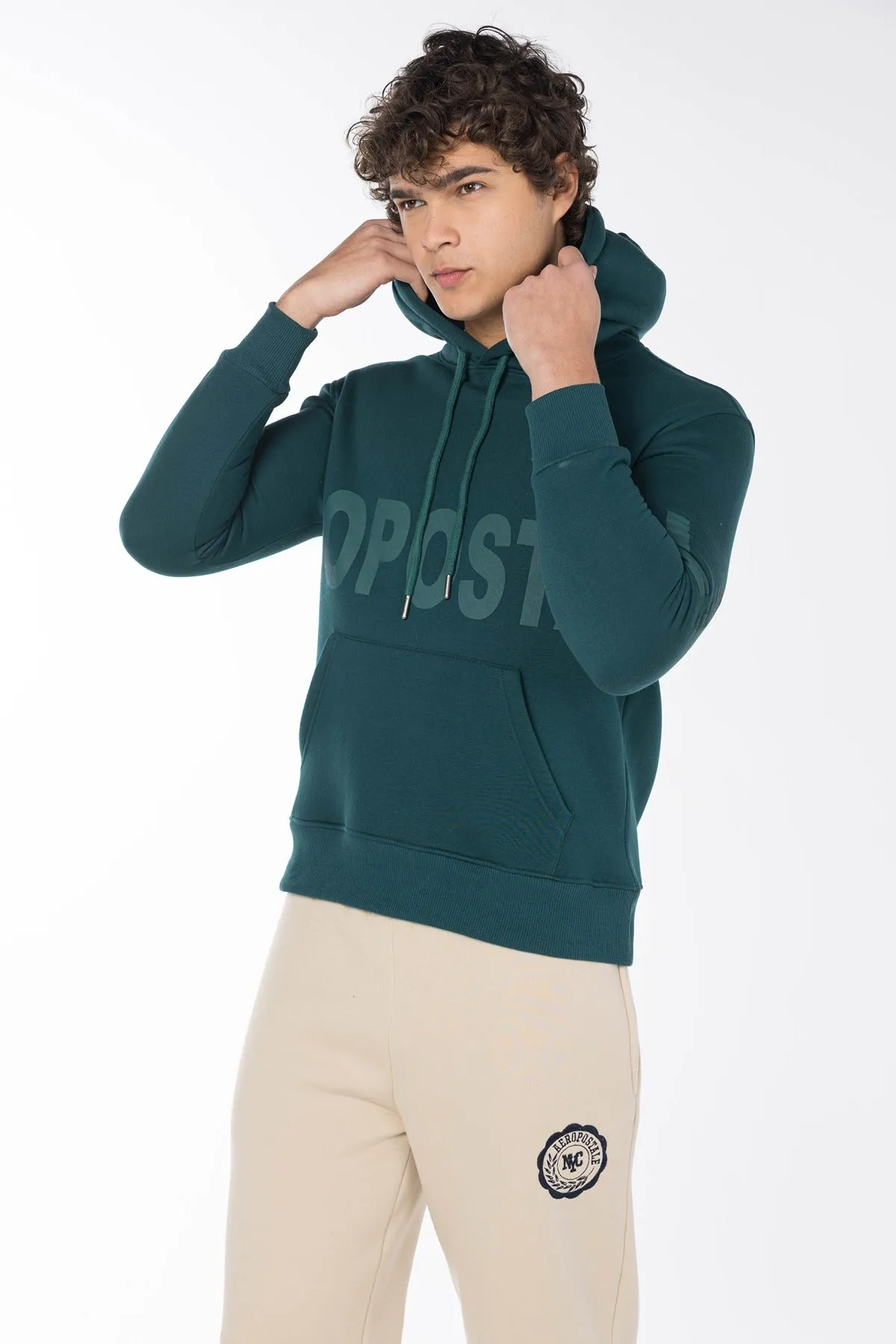 AEROPOSTALE HOODIE-GREEN