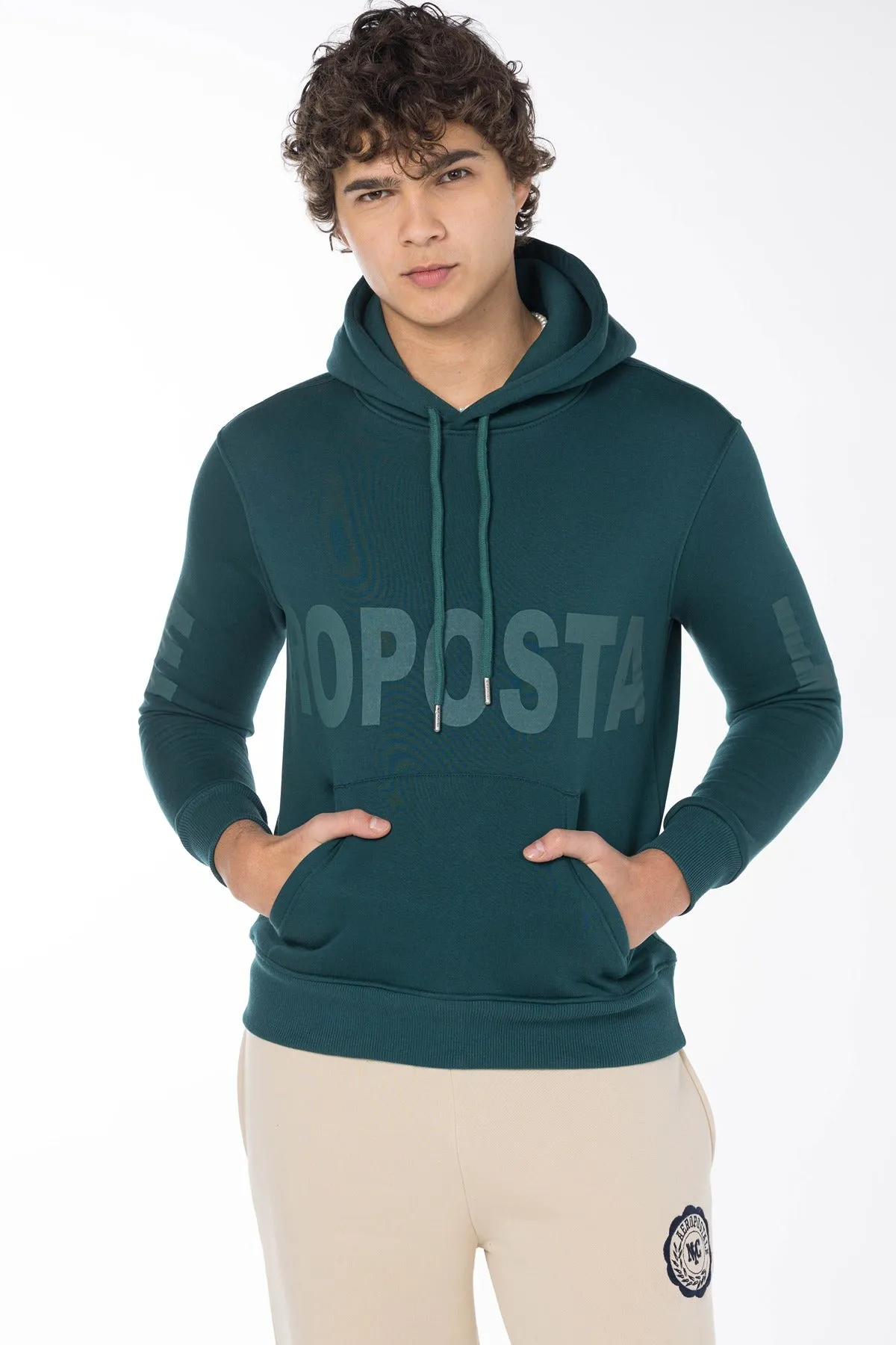 AEROPOSTALE HOODIE-GREEN
