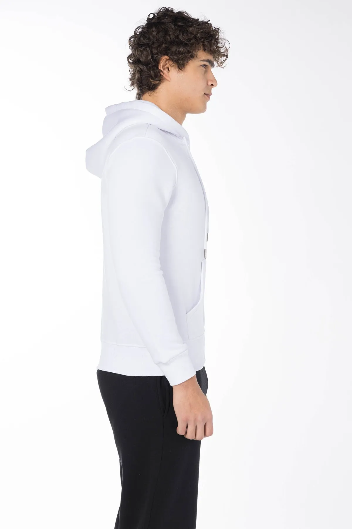 AEROPOSTALE NY SHIELD FULL ZIP HOODIE-WHITE