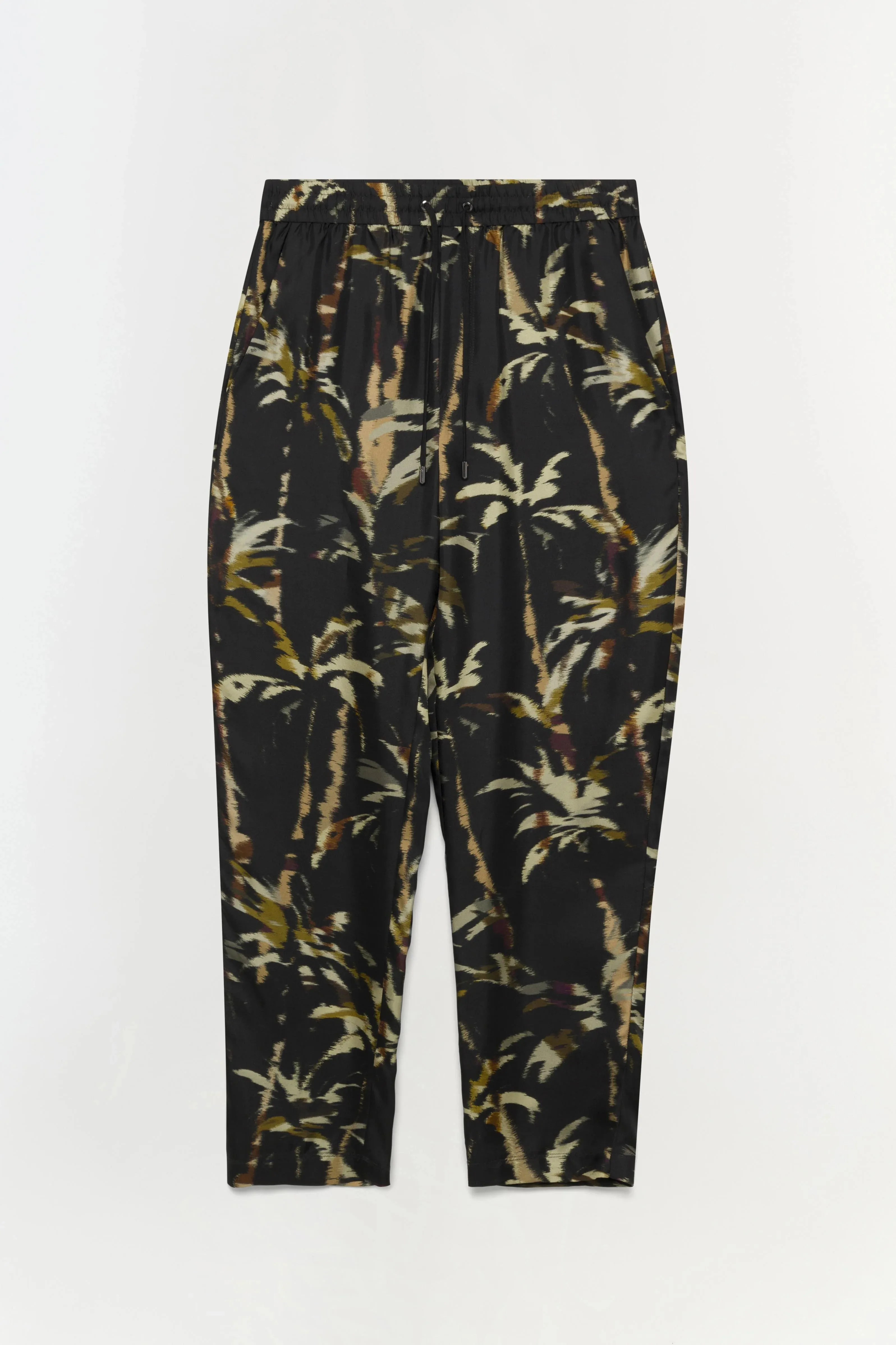 Allister Pullo On Pants Windswept Palm Print