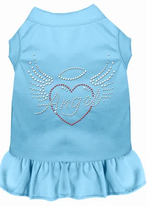 Angel Heart Rhinestone Dress Baby Blue Med