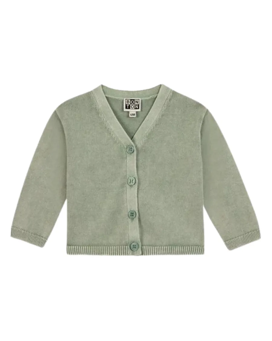 Baby Louis Cardigan - Green