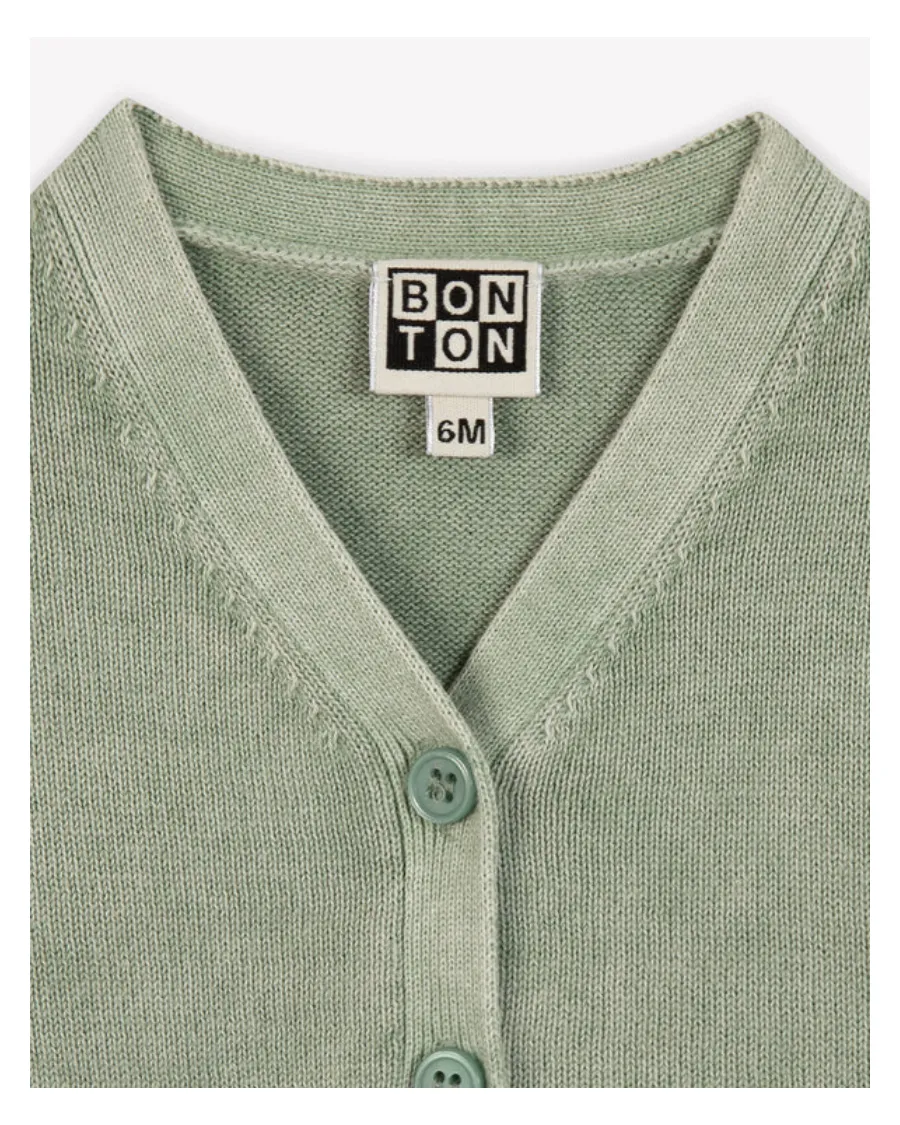 Baby Louis Cardigan - Green