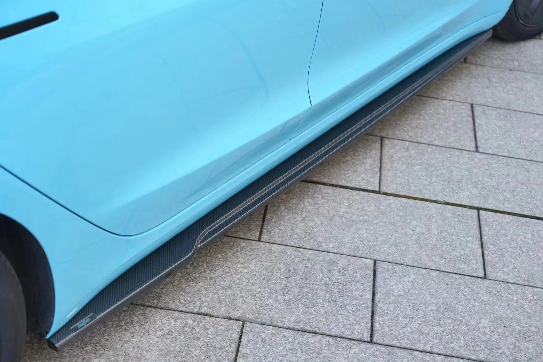 BCTXE Tuning Side Skirts for Tesla Model 3 Highland / Performance Carbon Fiber