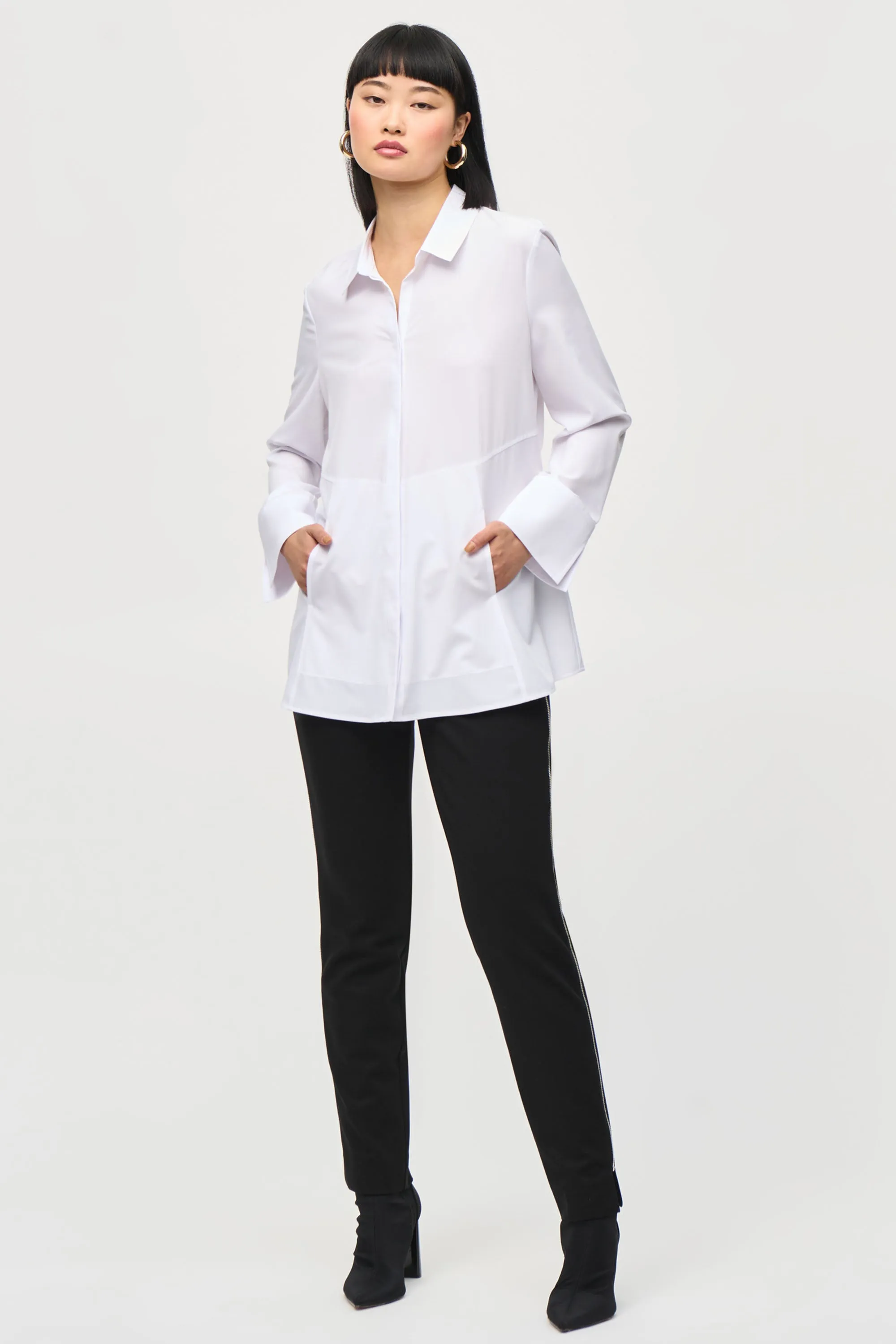 BLOUSE WITH POCKETS
