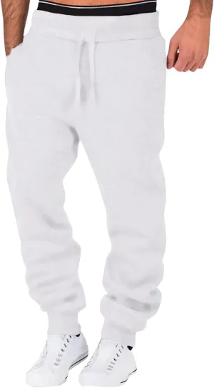 Cargo Pants for Men Relaxed Fit Pant Mens Cotton Linen Pants Loose Casual Lightweight Elastic Waist Drawstring Beach