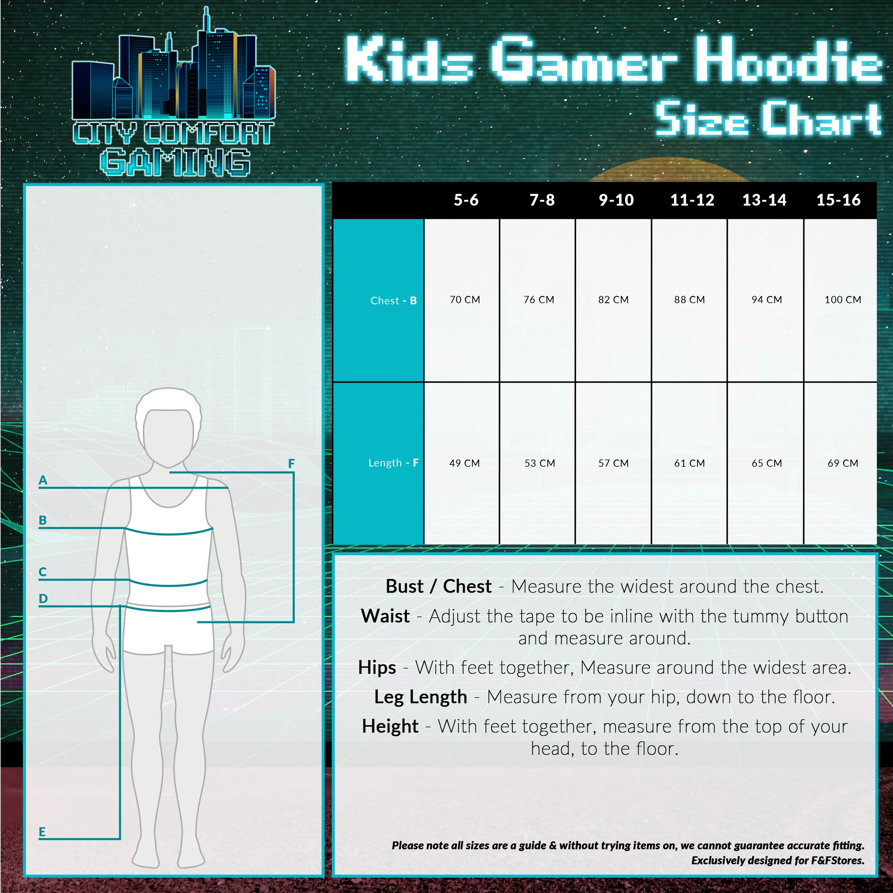 CityComfort Hoodies for Boys Kids Gaming Hooded Sweatshirt Gamer Gifts