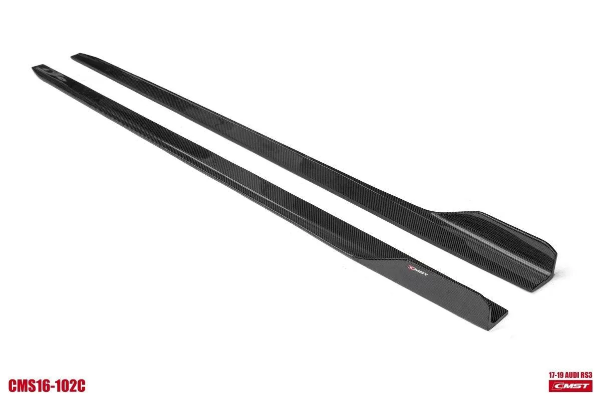 CMST Tuning Side Skirts for Audi RS3 8V.5 2018-2020 Carbon Fiber