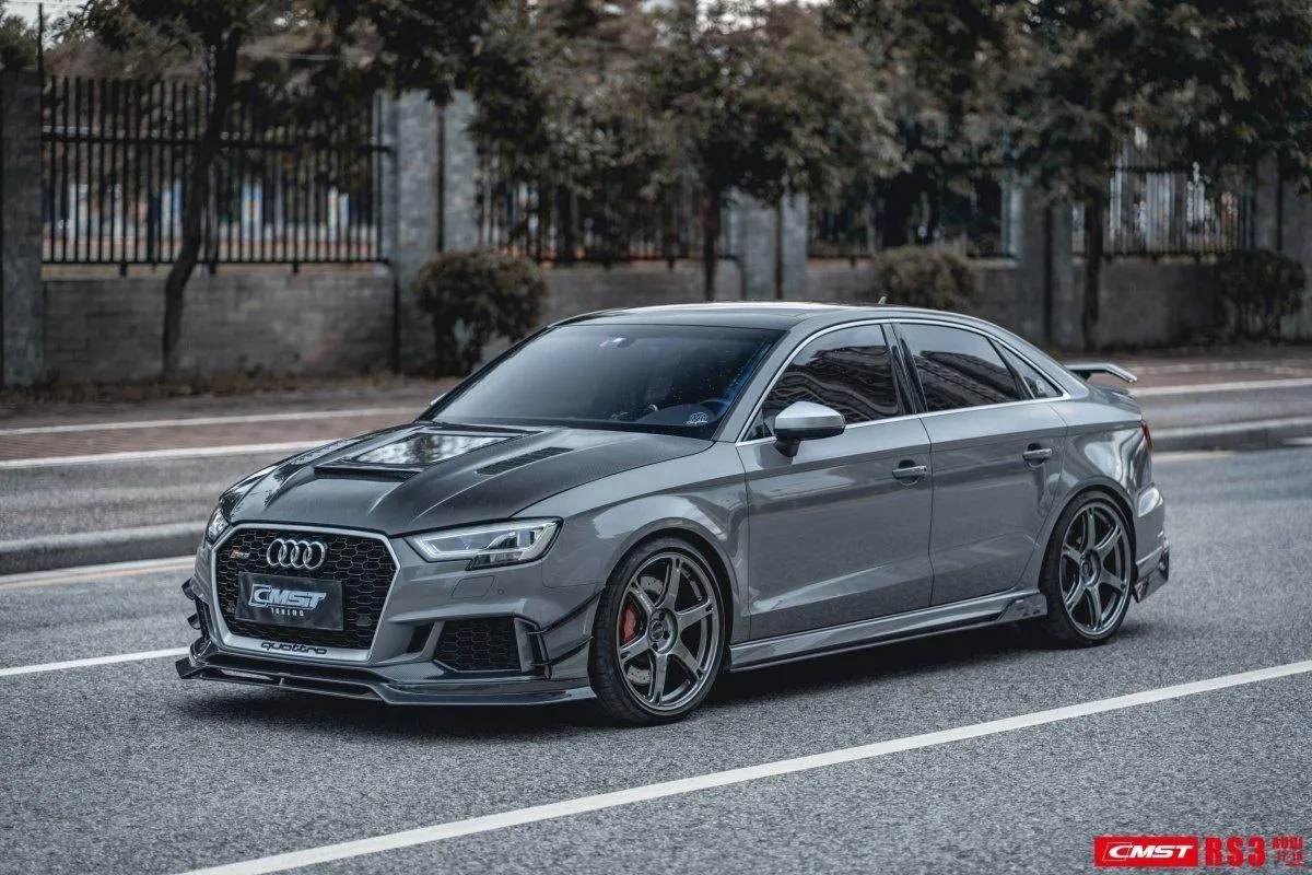 CMST Tuning Side Skirts for Audi RS3 8V.5 2018-2020 Carbon Fiber