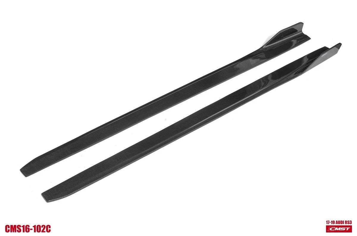 CMST Tuning Side Skirts for Audi RS3 8V.5 2018-2020 Carbon Fiber