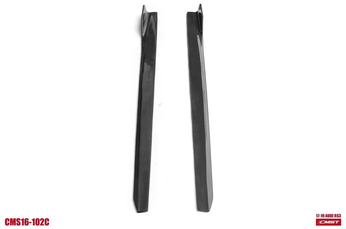 CMST Tuning Side Skirts for Audi RS3 8V.5 2018-2020 Carbon Fiber
