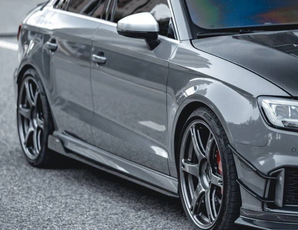 CMST Tuning Side Skirts for Audi RS3 8V.5 2018-2020 Carbon Fiber