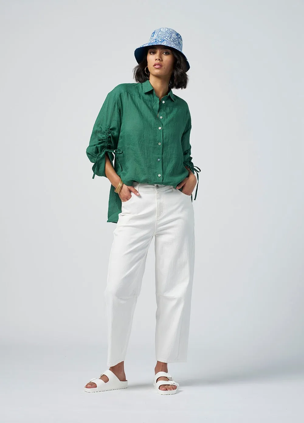 Colourwheel Ruched Shirt