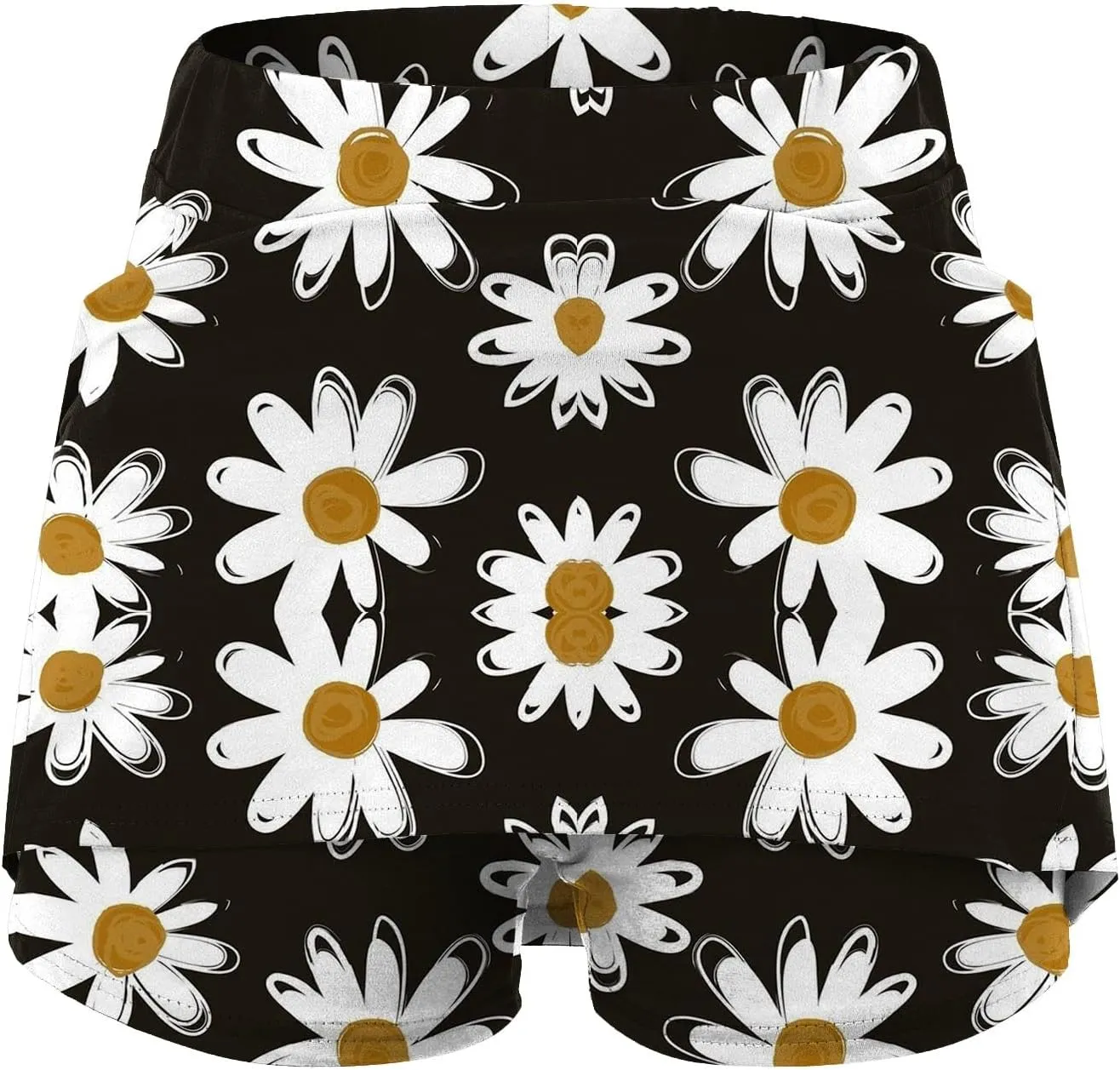 cooki Skorts for Women Casual Summer Lightweight Athletic Golf Mini Skirt Floral Print High Waisted Workout Yoga Skort