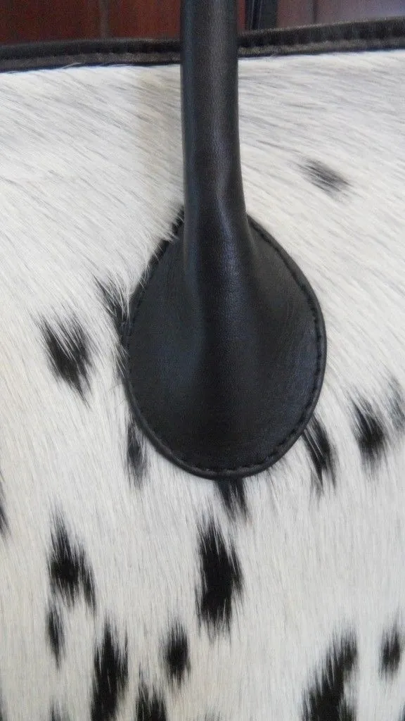 Cowhide Fur Tote Bag