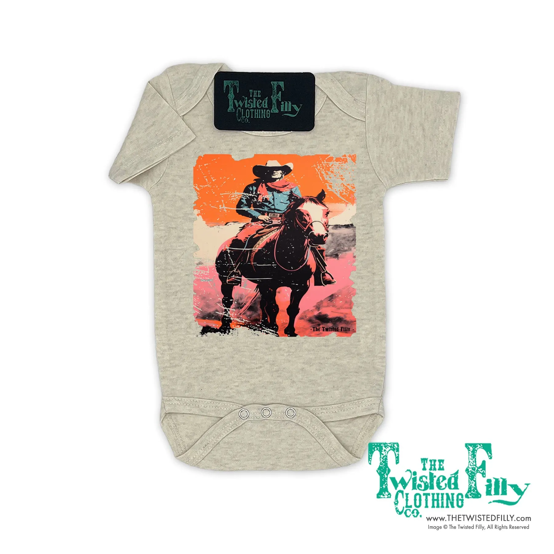 Desert Cowboy - S/S Infant One Piece - Assorted Colors