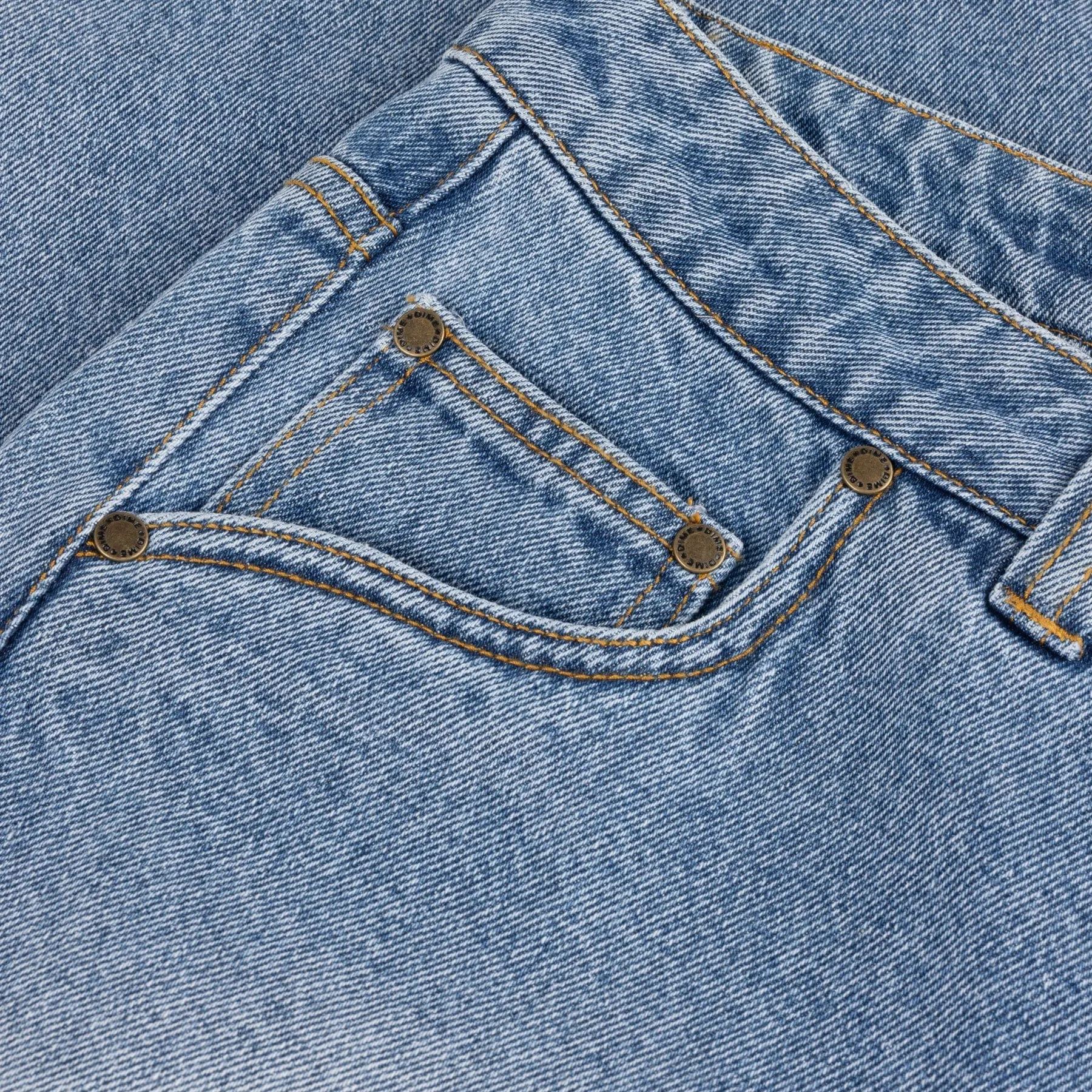 Dime MTL Classic Relaxed Denim Pants Sandblasted Blue