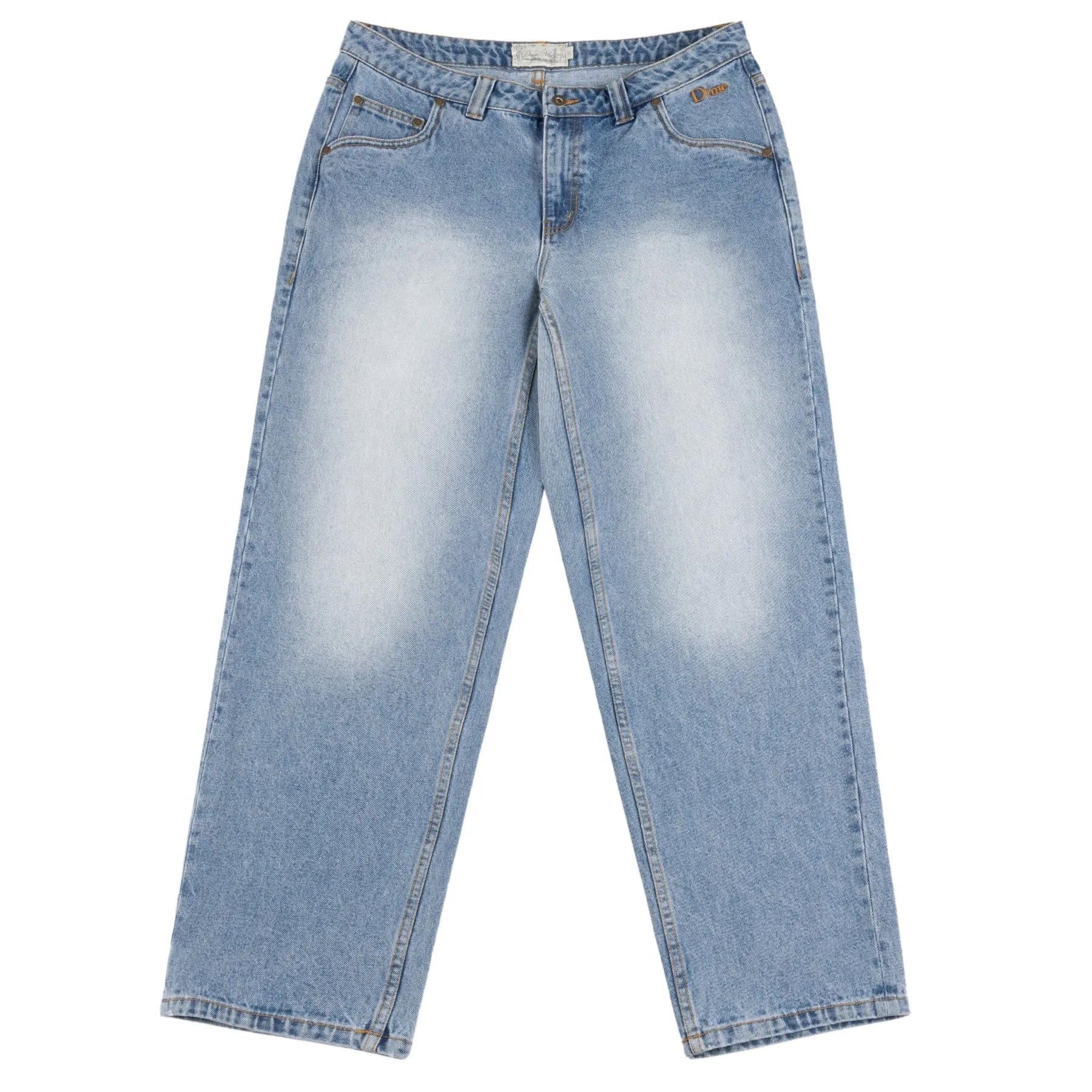 Dime MTL Classic Relaxed Denim Pants Sandblasted Blue
