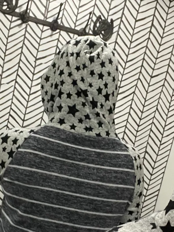 Double hood pullover top