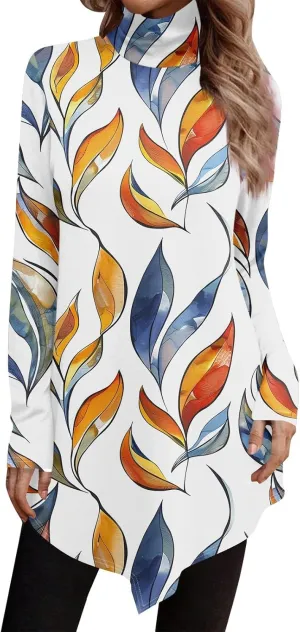 Fall Tops For Women 2024 Casual Long Sleeve Pullover Fashion Print Oversized Sweatshirt Flannel Soft T Shirts