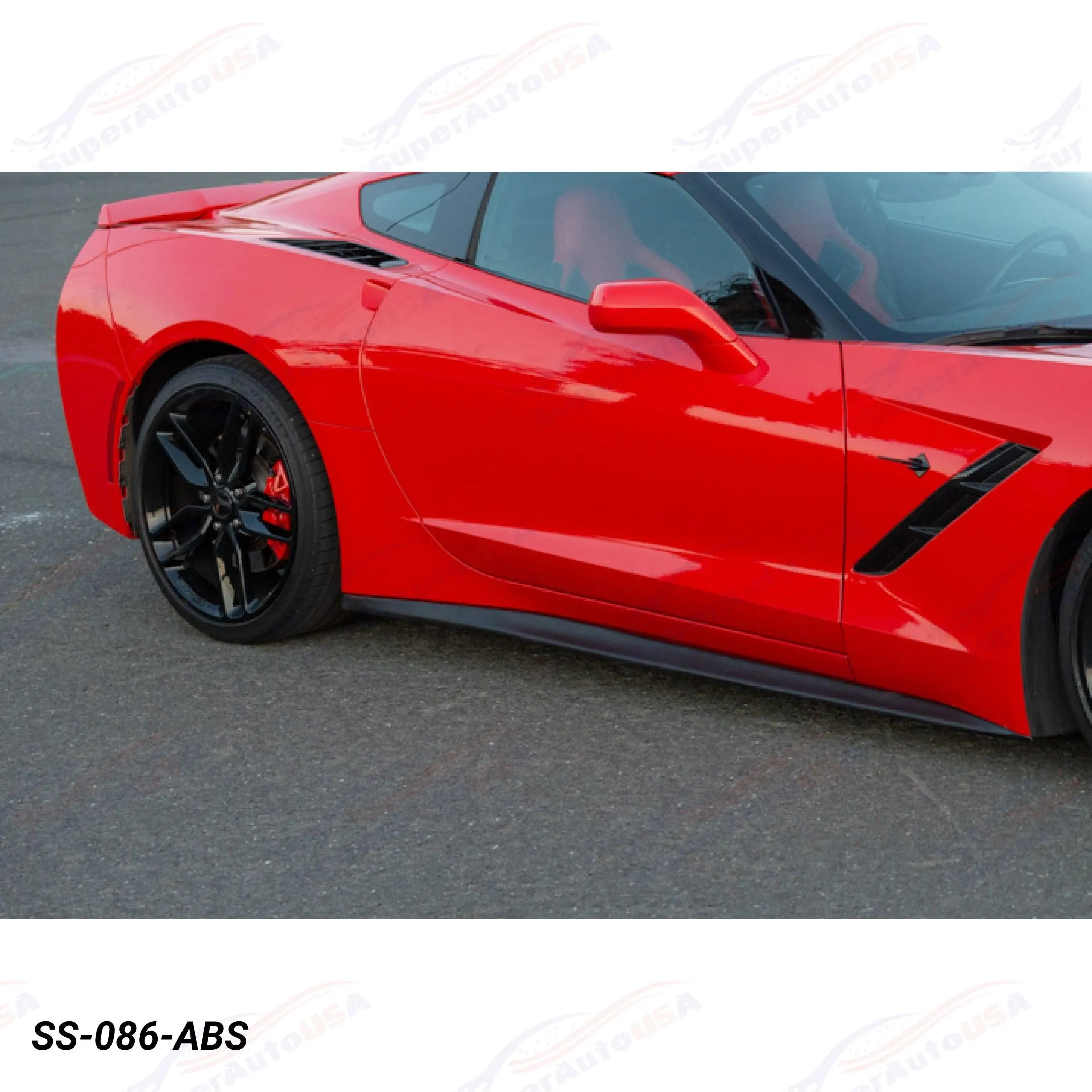 Fits Chevrolet Corvette C7 EOS Style Side Skirts Rocker Panels