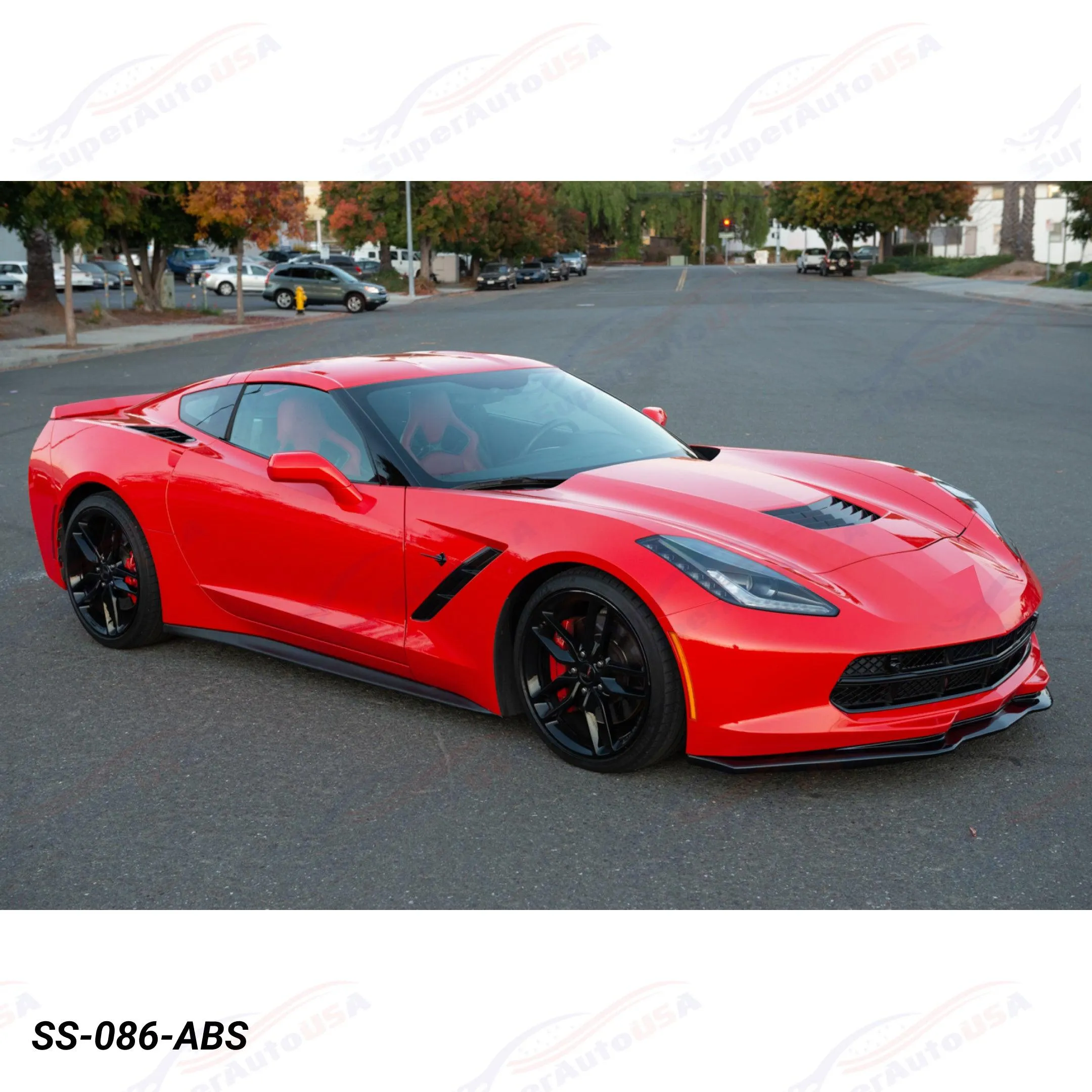 Fits Chevrolet Corvette C7 EOS Style Side Skirts Rocker Panels