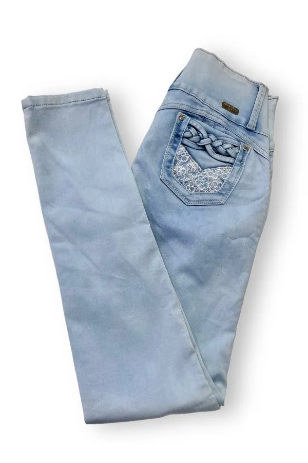 Floral Dream Ripped Denim Jeans
