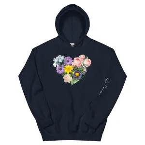 Floral Heart Hoodie