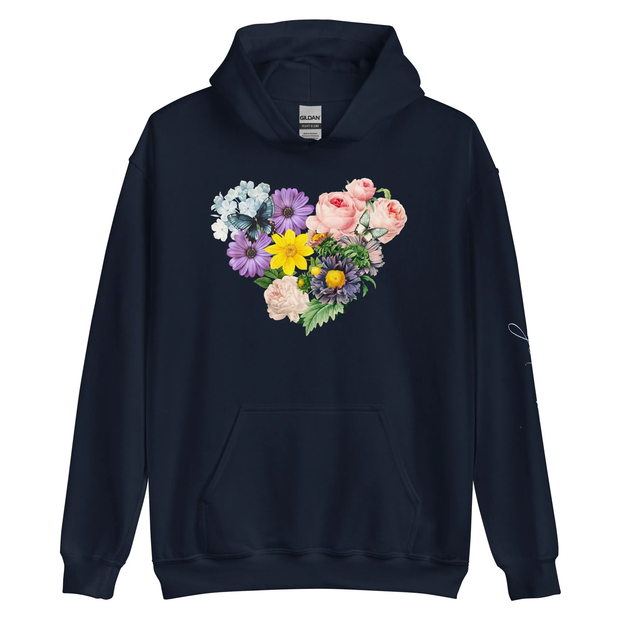 Floral Heart Hoodie