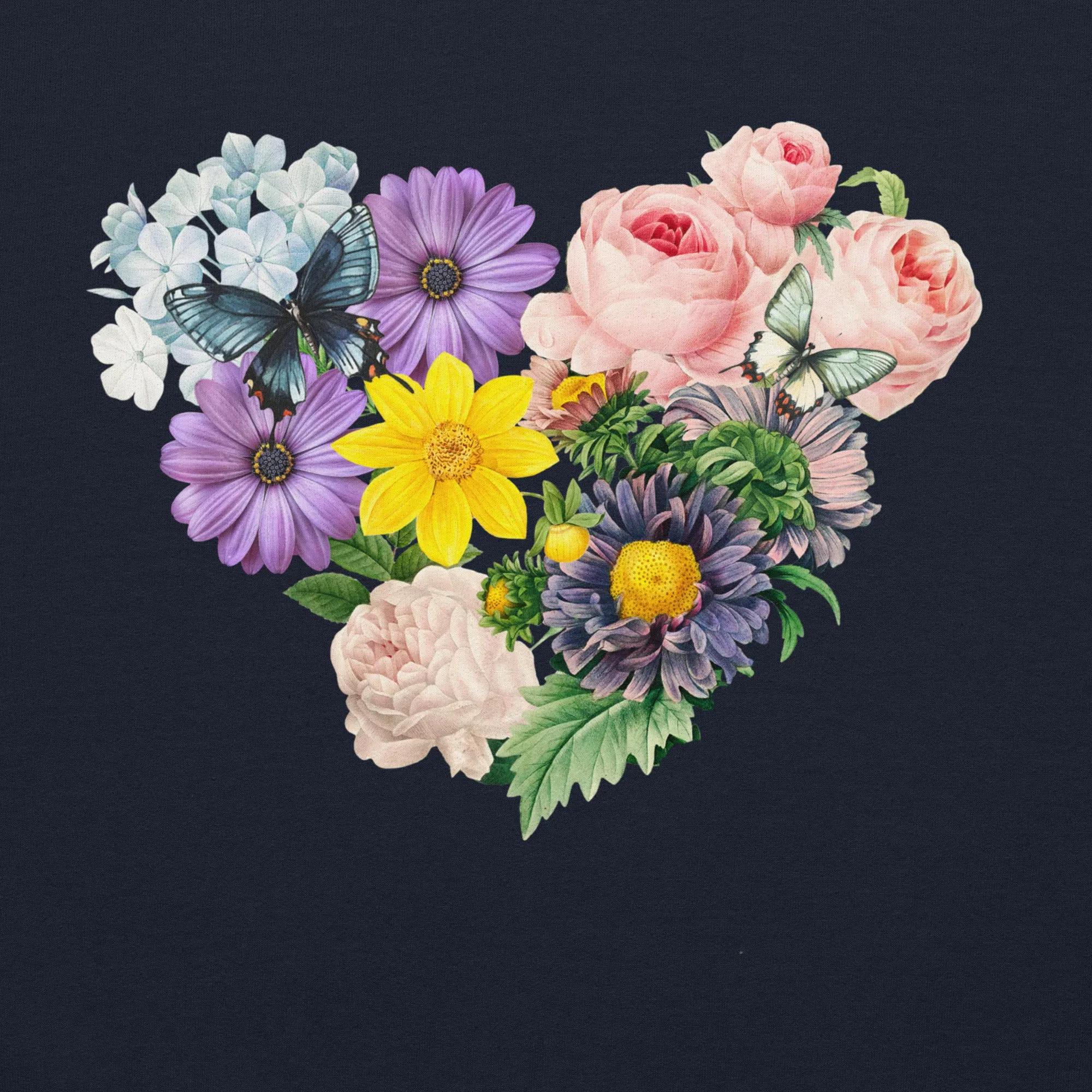 Floral Heart Hoodie