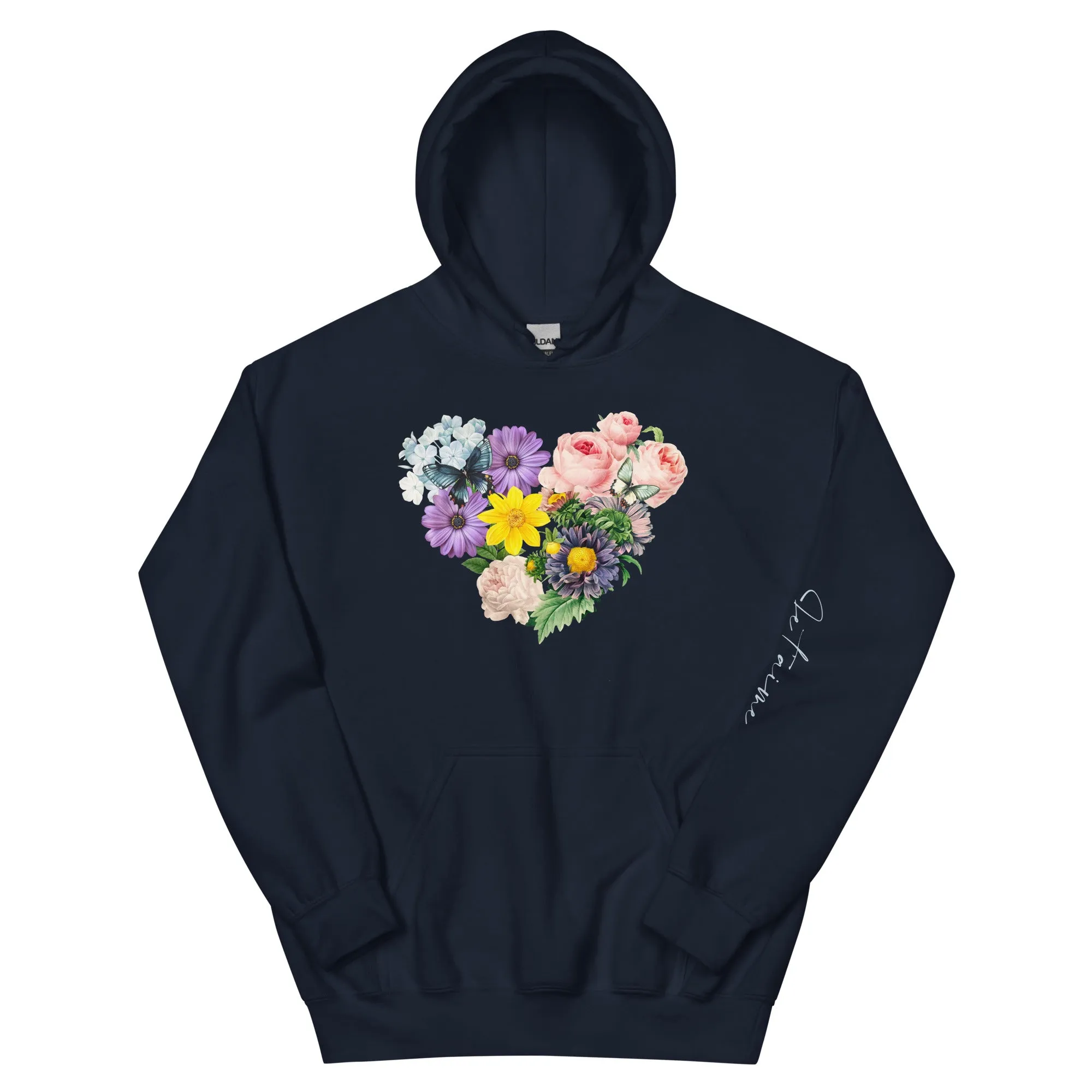 Floral Heart Hoodie