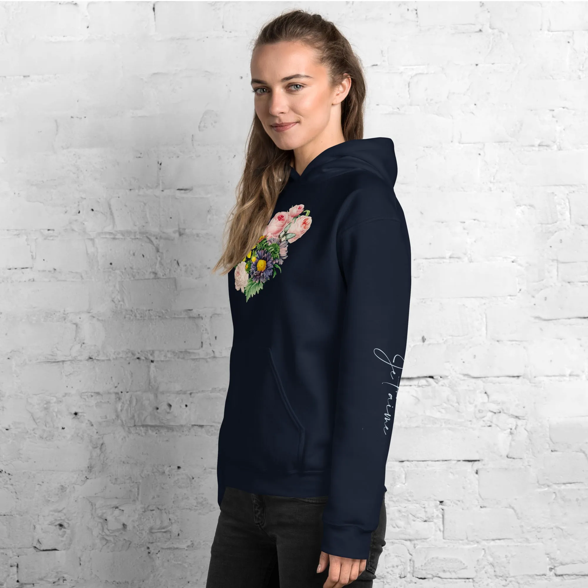 Floral Heart Hoodie