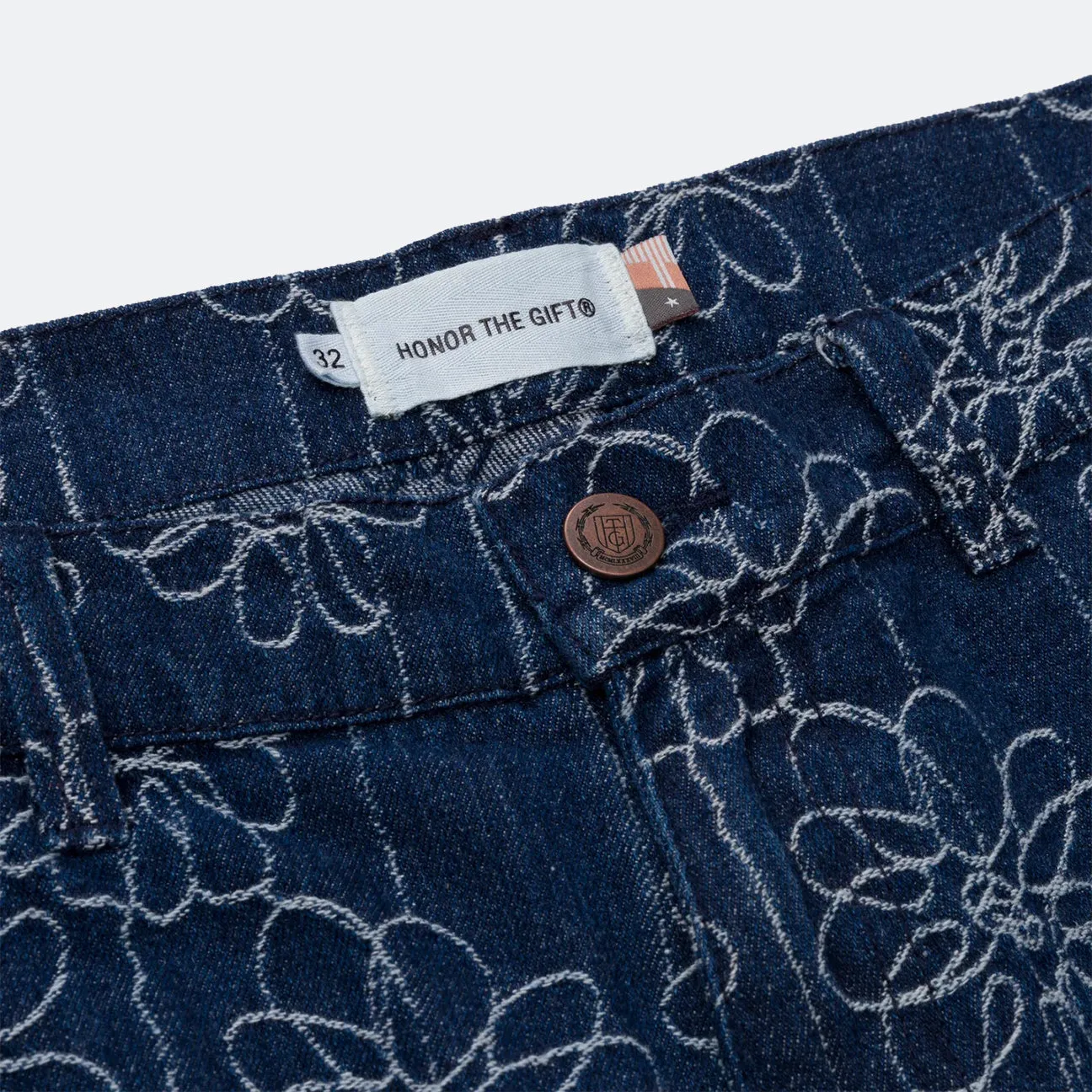 Honor The Gift Flower Jacquard Pant