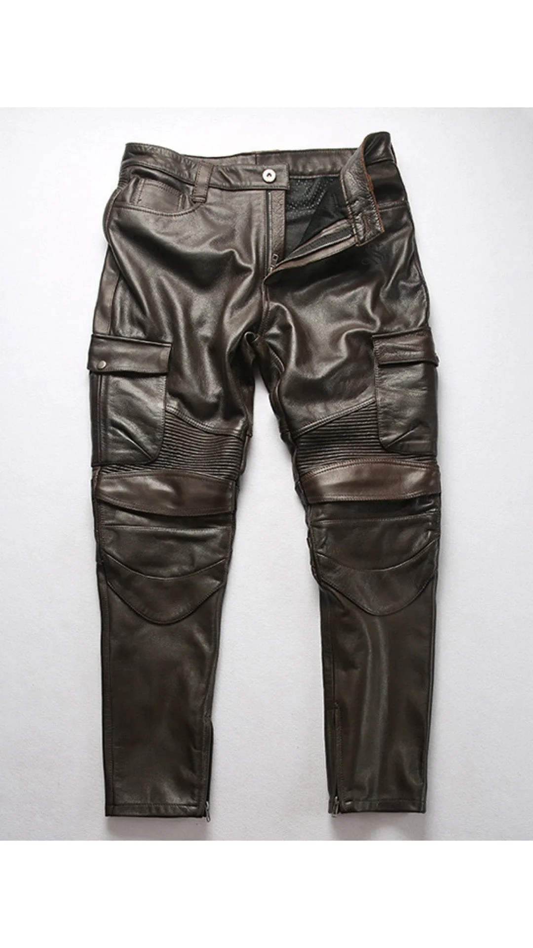 Horloy  - Pu Leather Pants for Men