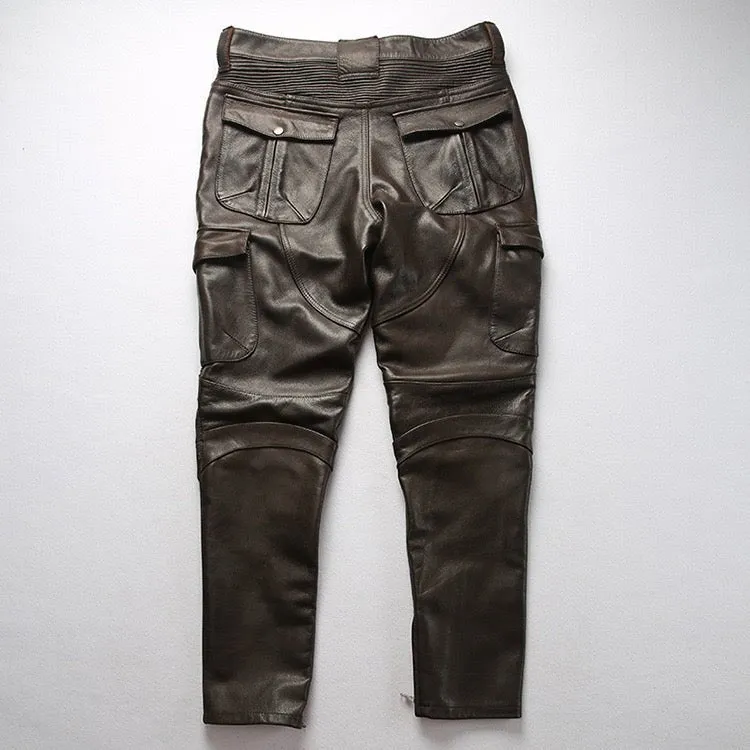 Horloy  - Pu Leather Pants for Men
