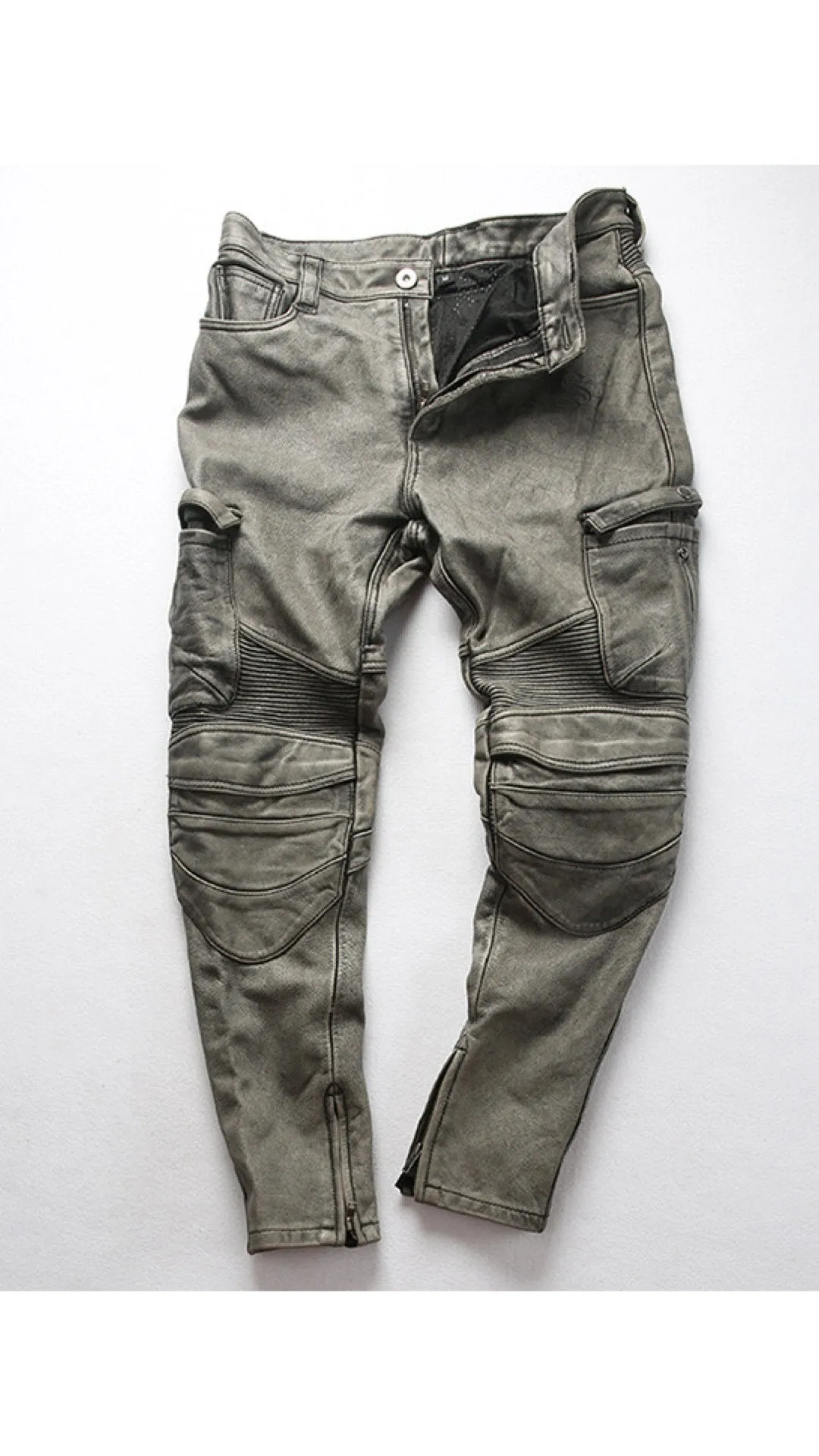 Horloy  - Pu Leather Pants for Men