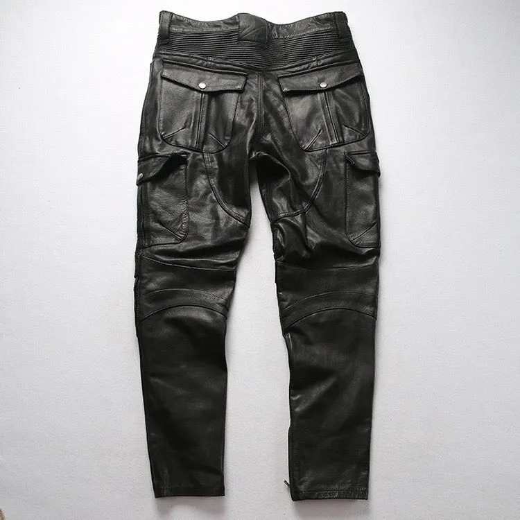 Horloy  - Pu Leather Pants for Men