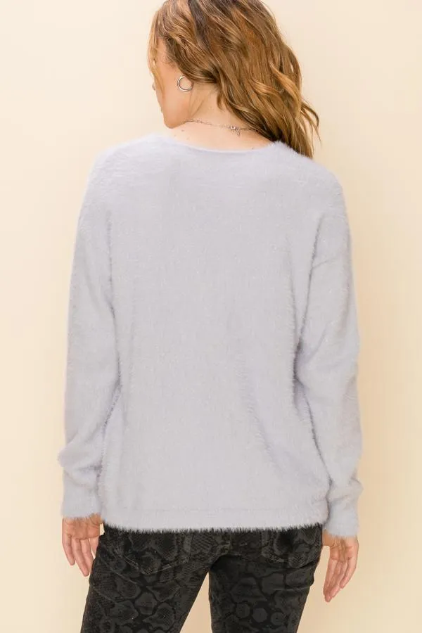 HyFve Double Zero Fuzzy Sweater- 3 Colors