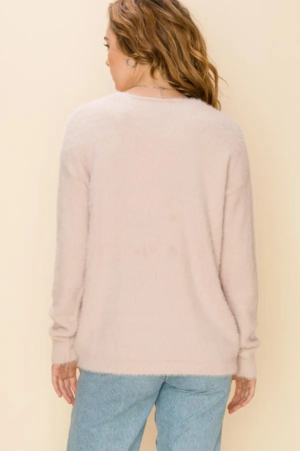 HyFve Double Zero Fuzzy Sweater- 3 Colors