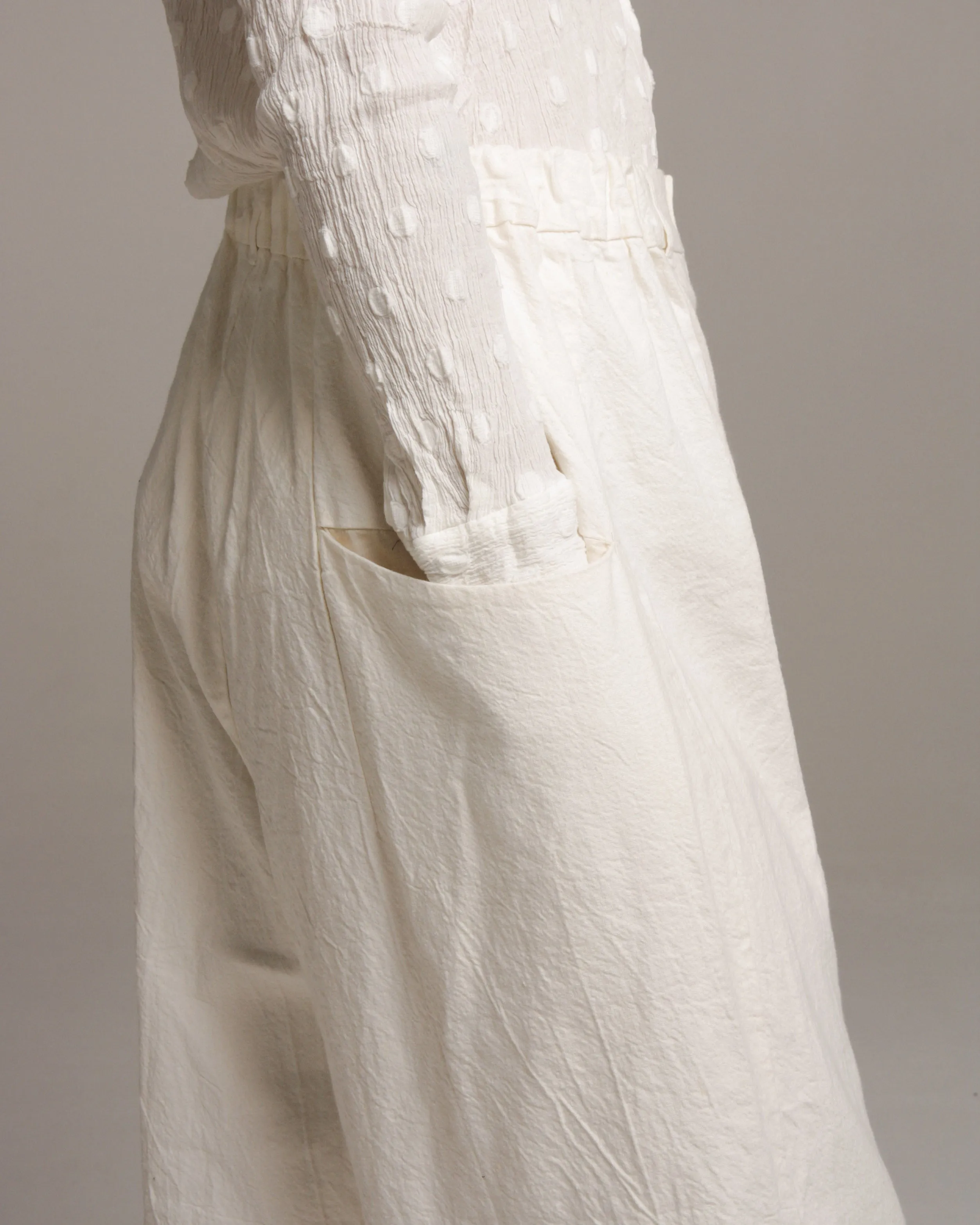 Ivory Loom Pants