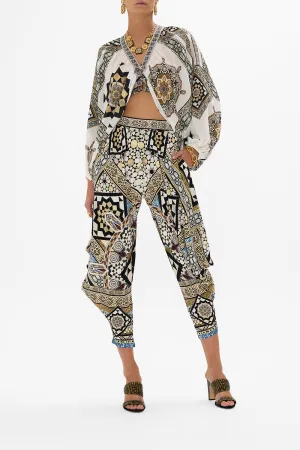 JERSEY DRAPE PANT WITH POCKET