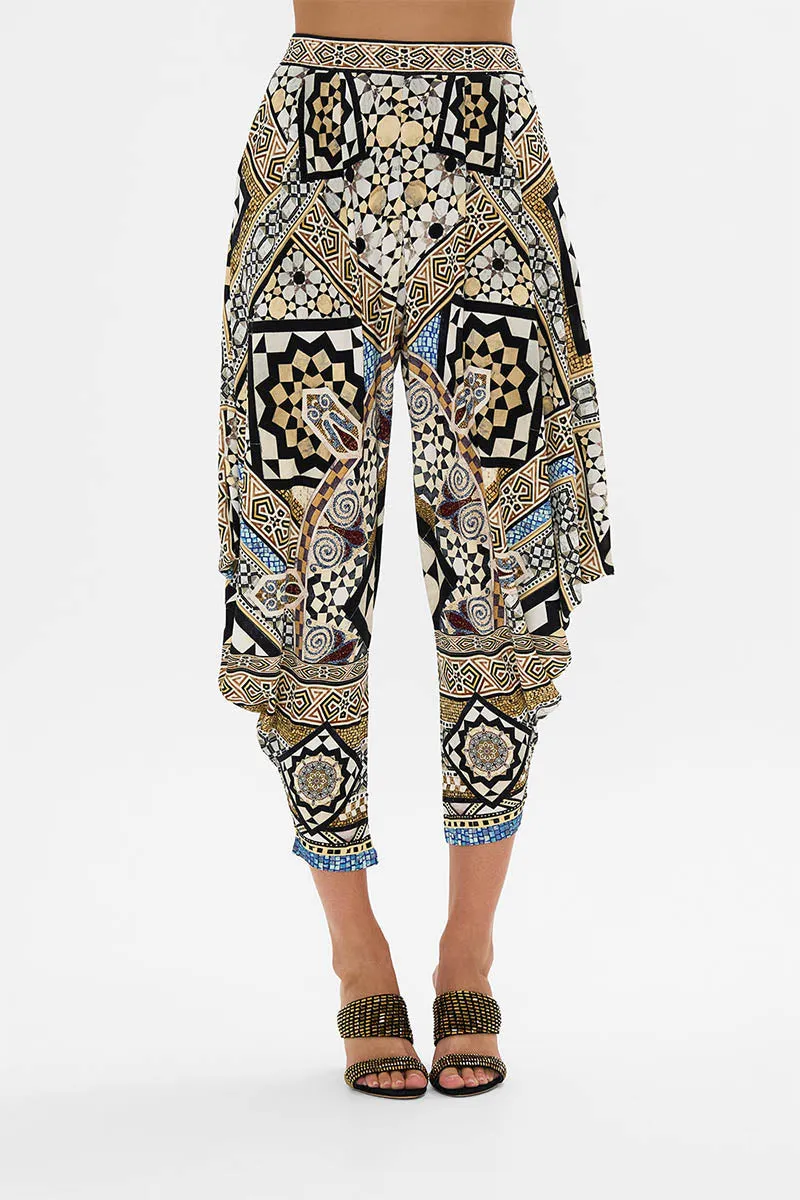 JERSEY DRAPE PANT WITH POCKET