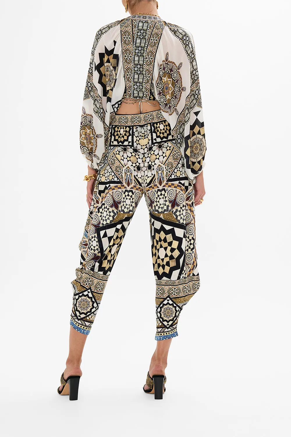 JERSEY DRAPE PANT WITH POCKET