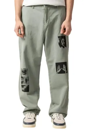 Kaotiko Soft Army Relaxed Pants Groen