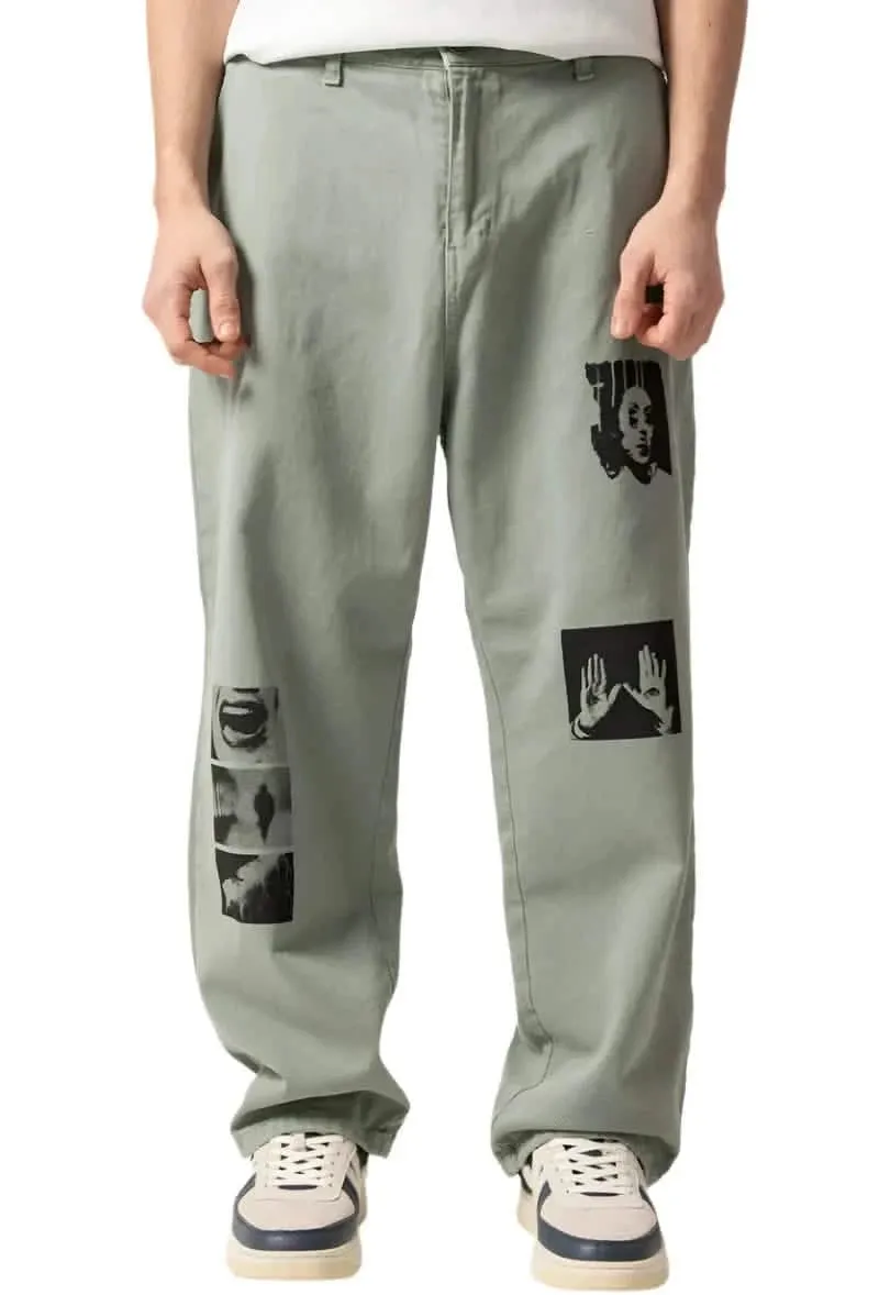 Kaotiko Soft Army Relaxed Pants Groen
