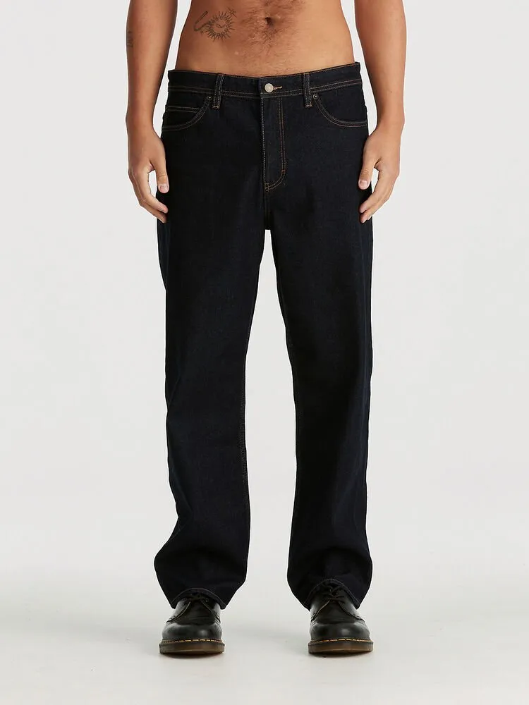 L-Four Baggy Jean - Dark Beat Rinse
