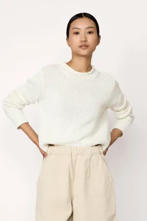 Mare Rolled Neck Sweater - Ivory