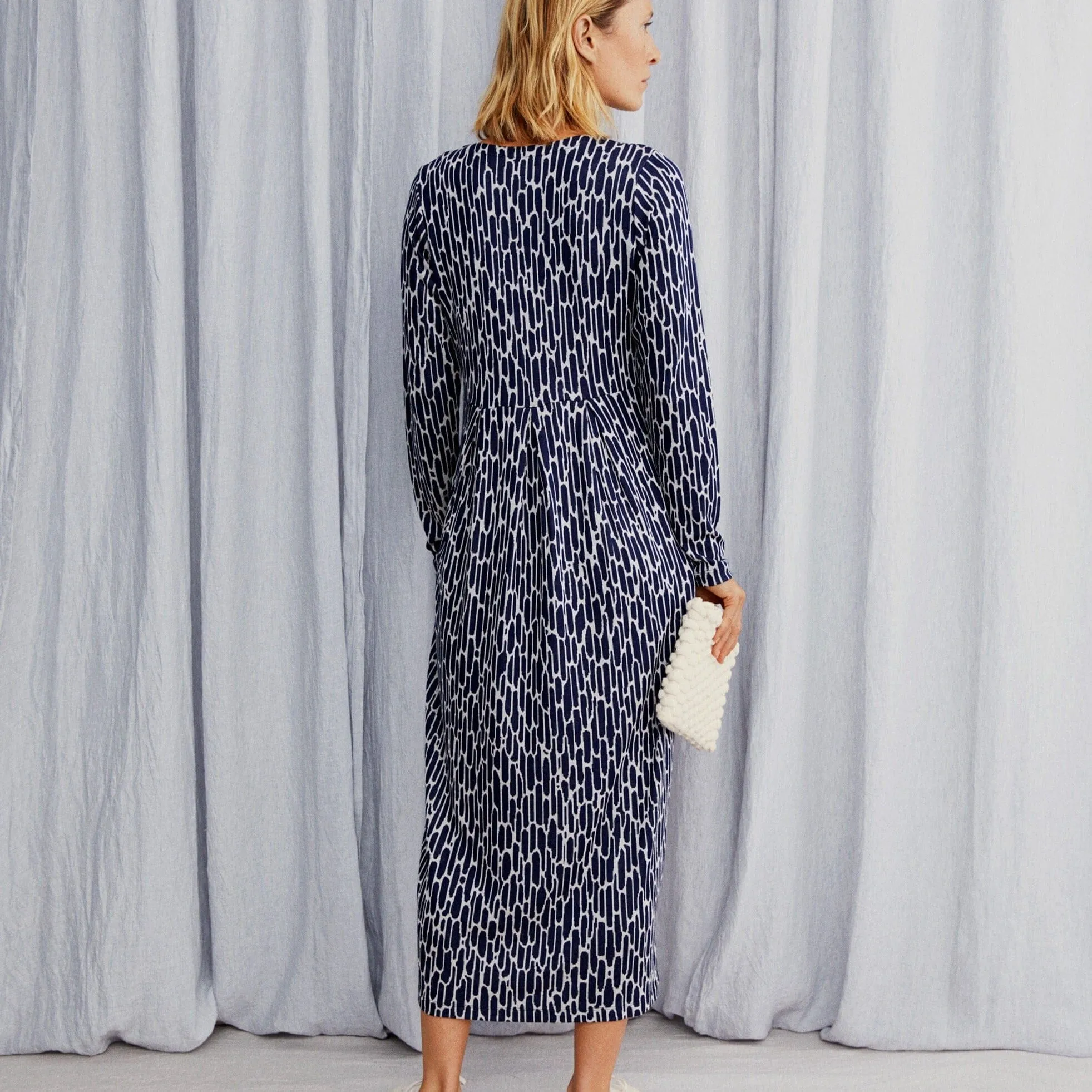 Masai Nilana Jersey Dress in Maritime Blue