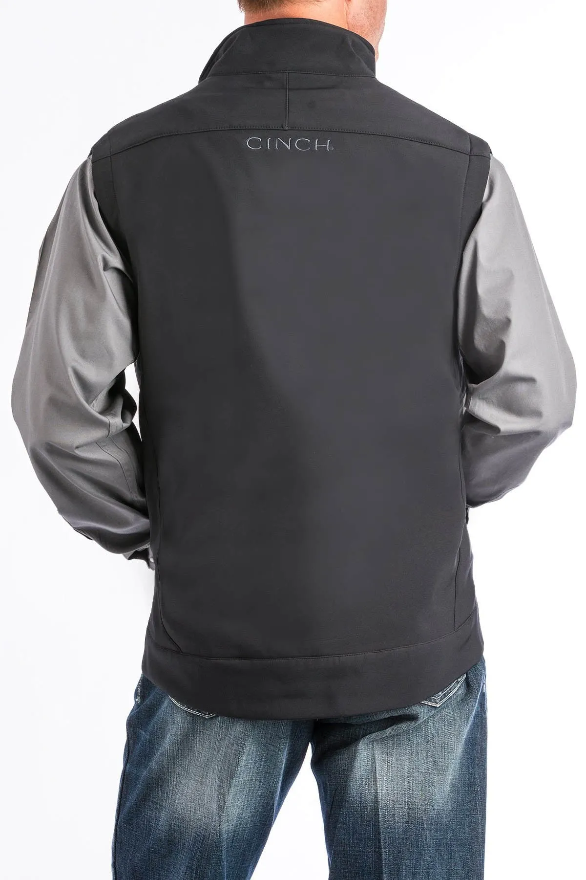Men's Black Bonded Vest